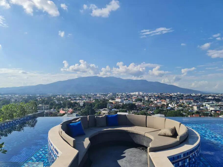 Astra Sky River High Floor,3 Bedrooms 97㎡ 山景房带浴缸 Chiang Mai Bagian luar foto