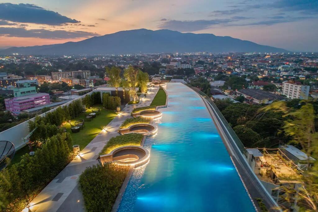 Astra Sky River High Floor,3 Bedrooms 97㎡ 山景房带浴缸 Chiang Mai Bagian luar foto